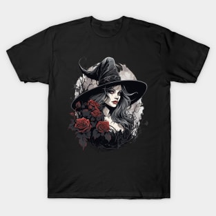 Beautiful Halloween Witch T-Shirt